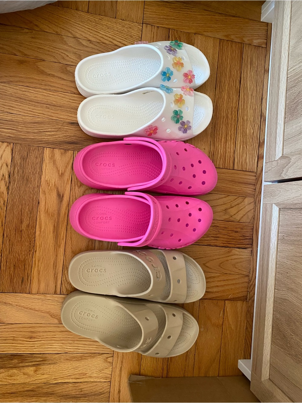 CROCS Women - All three pairs size 9